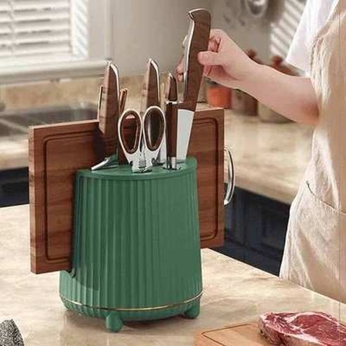 Kitchen Rotary Knife Rack Floor-mounted