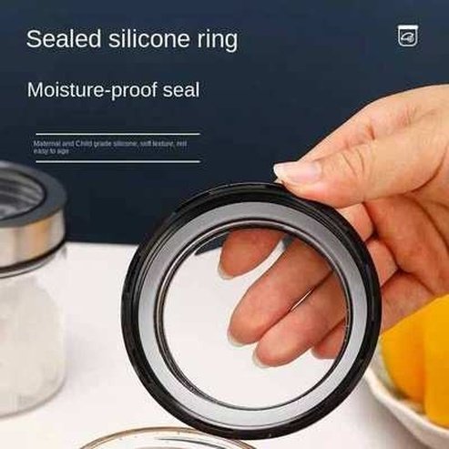 Kitchen Thread Sealing Mason Storage Tank With Stainless Steel Cover