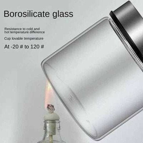 Kitchen Thread Sealing Mason Storage Tank With Stainless Steel Cover