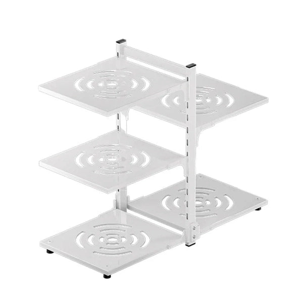Kitchen Storage Rack Floor Multi-Layer Pot Rack Kitchen Cabinet Layered