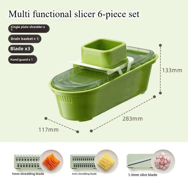 Kitchen Vegetable Slicer, Fruit Vegetable Tools, Food Chopper Cutter, Potato Cutter, Garlic Press