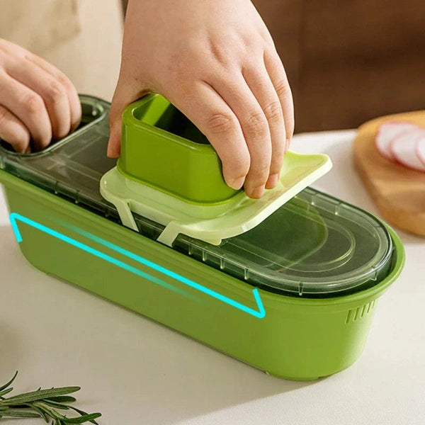 Kitchen Vegetable Slicer, Fruit Vegetable Tools, Food Chopper Cutter, Potato Cutter, Garlic Press