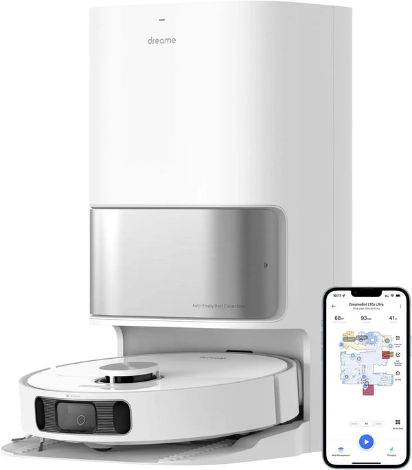 L10s Ultra Robot Vacuum and Mop Combo, Auto Mop Cleaning and Drying