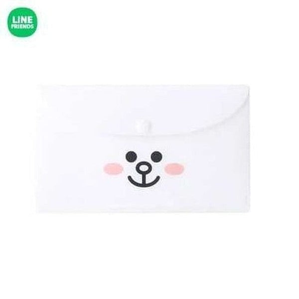 LINE FRIENDS Brown Bear Cartoon Pocket Box Organizer