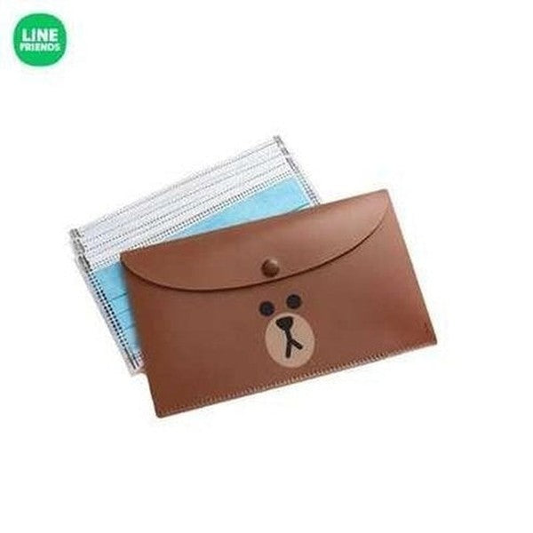LINE FRIENDS Brown Bear Cartoon Pocket Box Organizer