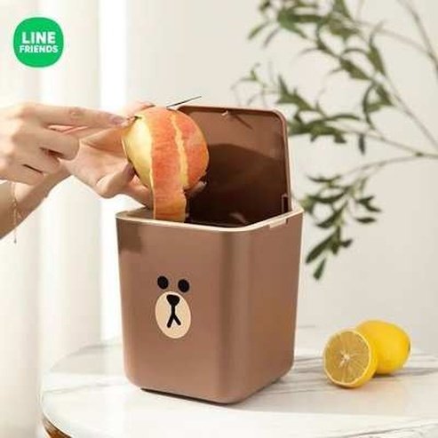LINE FRIENDS Garbage Can Brown Bear K awaii