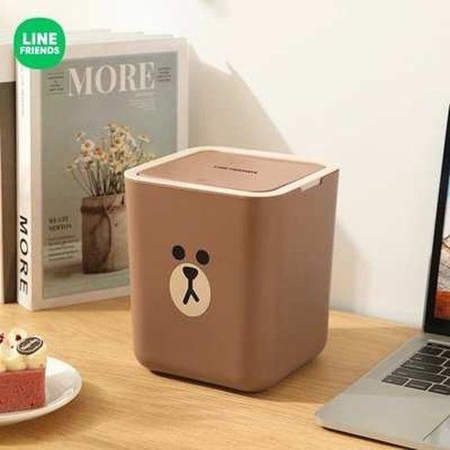 LINE FRIENDS Garbage Can Brown Bear K awaii