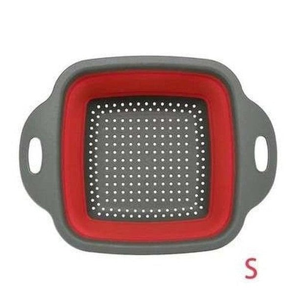 LMETJMA Square Collapsible Colander