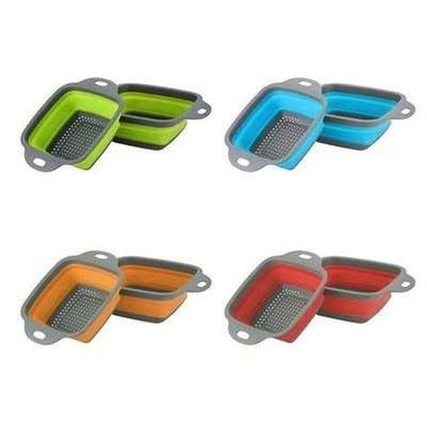 LMETJMA Square Collapsible Colander