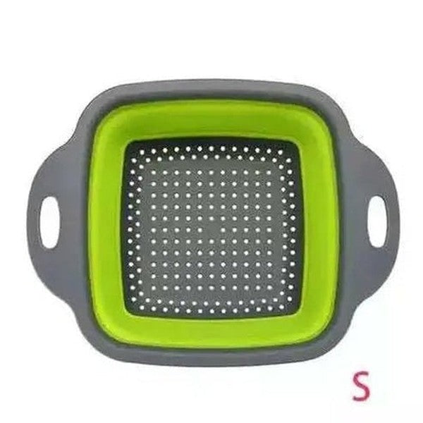 LMETJMA Square Collapsible Colander