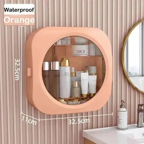 Large Capacity Wall-mounted Cosmetics Organizer Container