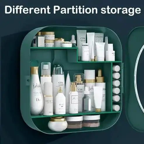 Large Capacity Wall-mounted Cosmetics Organizer Container