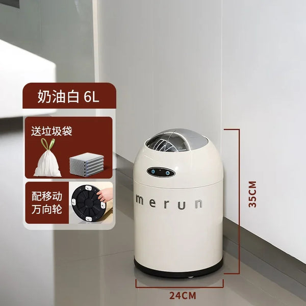 Large Capacity Intelligent Sensing Garbage Bin with Covered