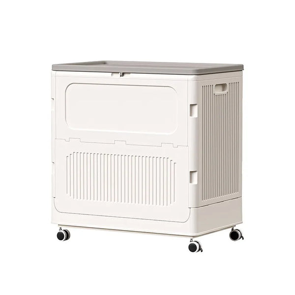 Large Household Clamshell with Pulley, Collapsible Clothing Storage Basket