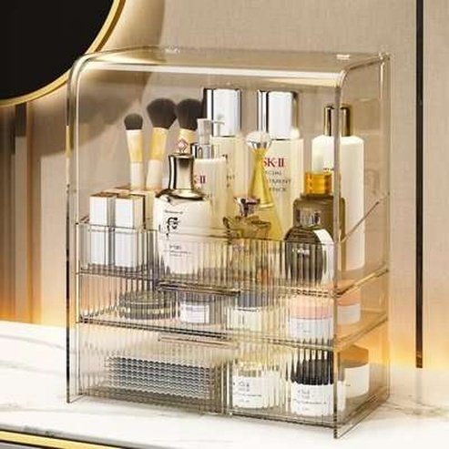 Luxury Clear Cosmetics Organizer Box