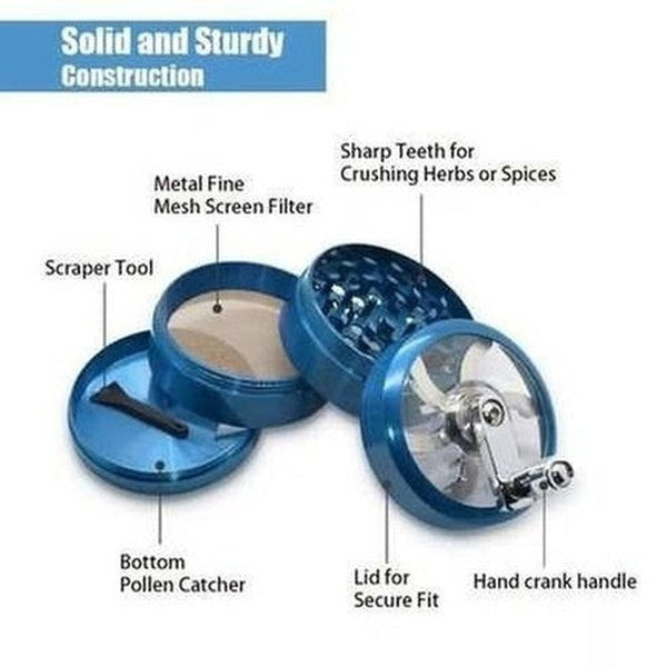 Manual Kitchen Herb Metal 4 Layer