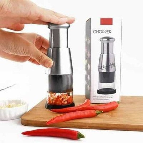 Mini Hand Chopper Onion Garlic Mincer with Cover