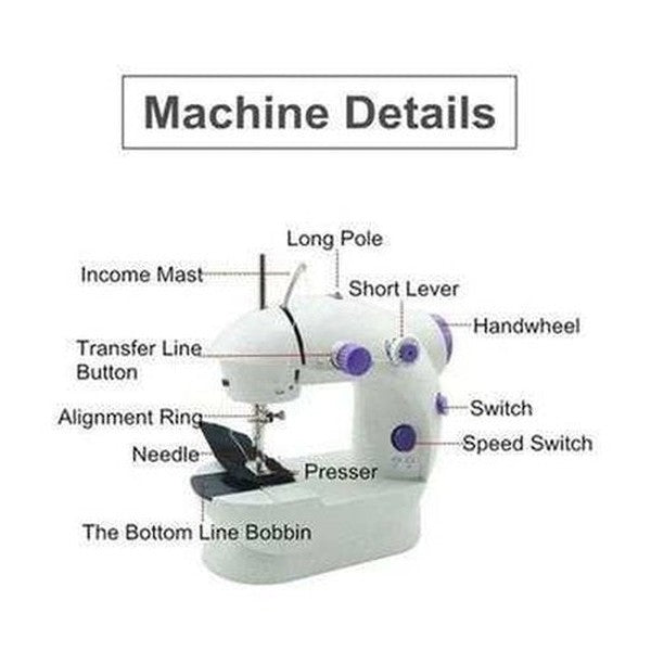 Mini Handheld Sewing Machine with Light