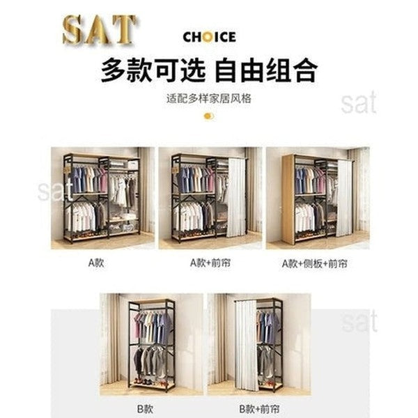 Modern Metal Wall-Mounted Coat Rack