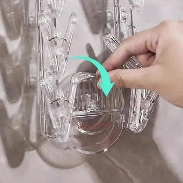 Multi-Clip Suction Cup Hanger