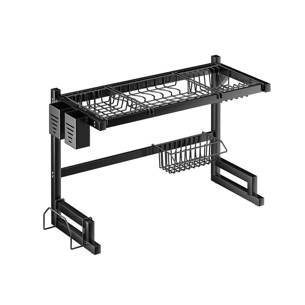 Multi-Functional Countertop Drain Shelf for Dishes, Bowls, and Utensil