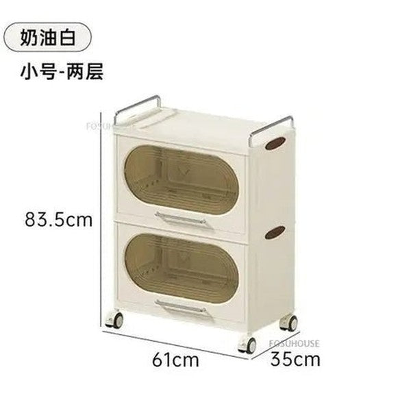 Multi-Layer Kitchen Shelf with Wheels