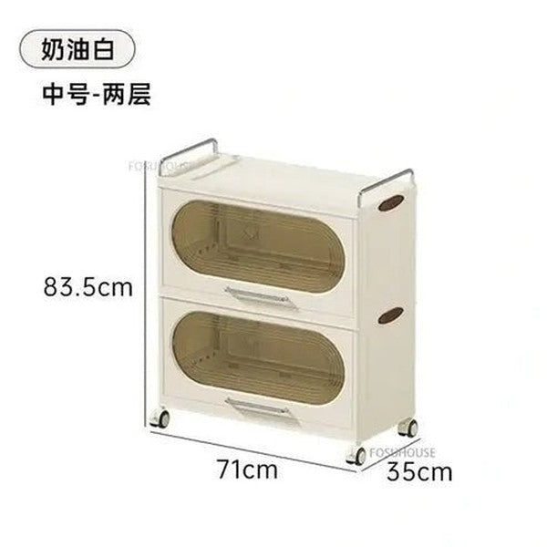 Multi-Layer Kitchen Shelf with Wheels