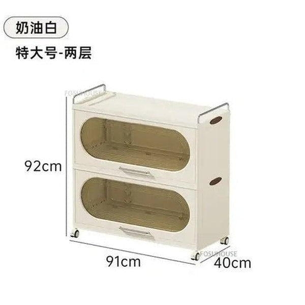 Multi-Layer Kitchen Shelf with Wheels