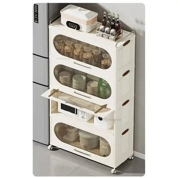Multi-Layer Kitchen Shelf with Wheels