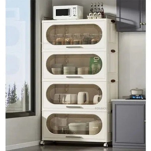 Multi-Layer Kitchen Shelf with Wheels