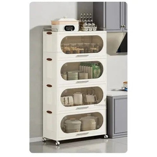 Multi-Layer Kitchen Shelf with Wheels
