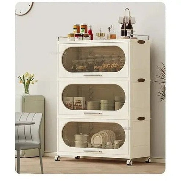 Multi-Layer Kitchen Shelf with Wheels