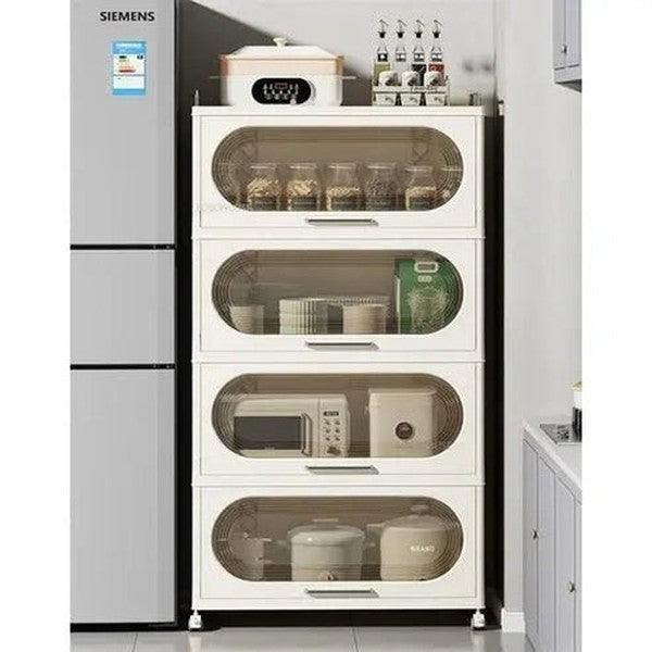 Multi-Layer Kitchen Shelf with Wheels