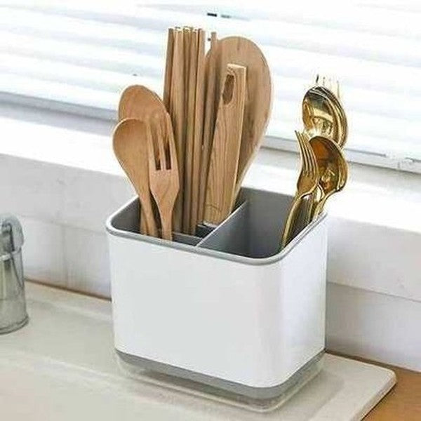 Multi-functional Cutlery Drain Rack Organizer