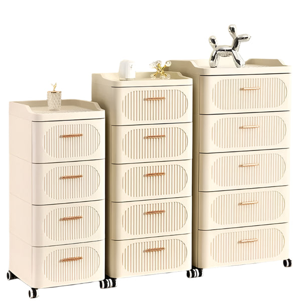 Multi-layer Drawer Nightstand, Removable Snacks and Toys Storage Cabinet