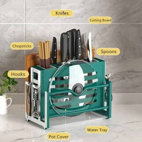 Multifunction Knife Stand Dish Drying Rack