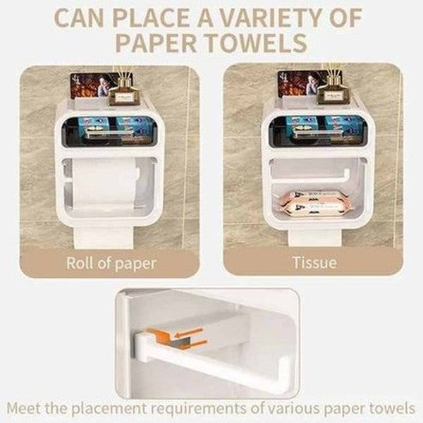 Multifunction Toilet Paper Holder Waterproof
