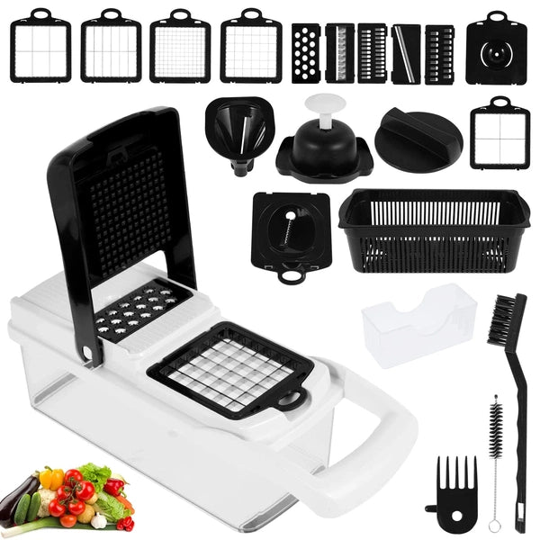 Multifunctional Vegetable Chopper – Food Slicer with Modular Blades