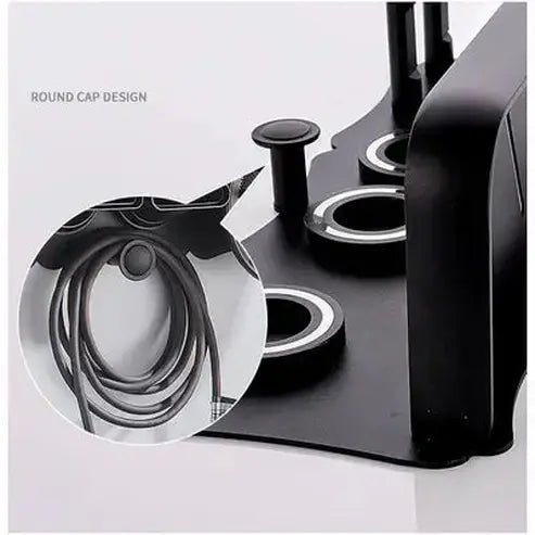 No Drilling Metal Wall-Mounted Hair Dryer Holder