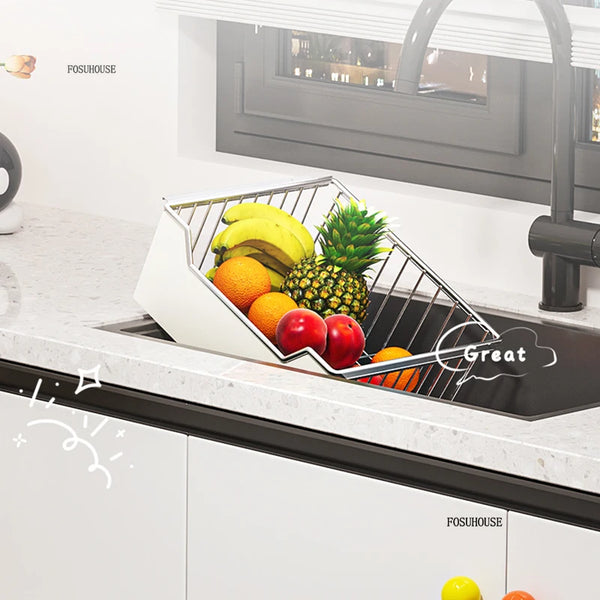 Nordic Stainless Steel Kitchen Trolley Cart Organizer with Wheels