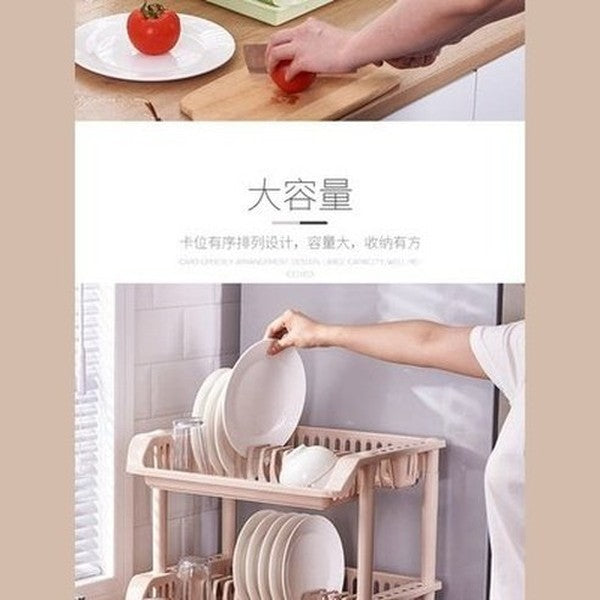 2 Levels Dish Drainer