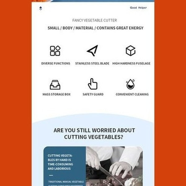 14 Pack Multifunctional Vegetable Cutter Fruit Knife Kitchen Potato Cutter Grater Drain Basket Onion Shredder Kitchen Access