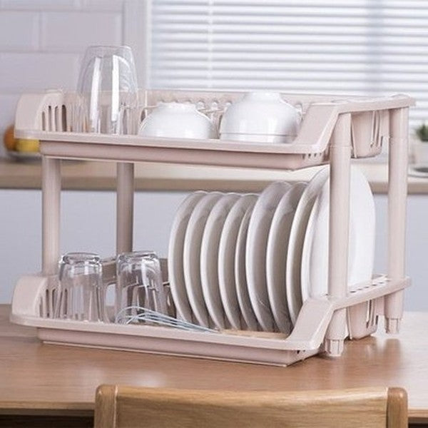 2 Levels Dish Drainer
