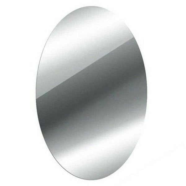 Oval Self Adhesive Room Decor Stick Mirror