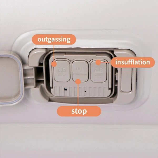 PVC Flocked Inflatable Camping Mattress with Independent Air Pump