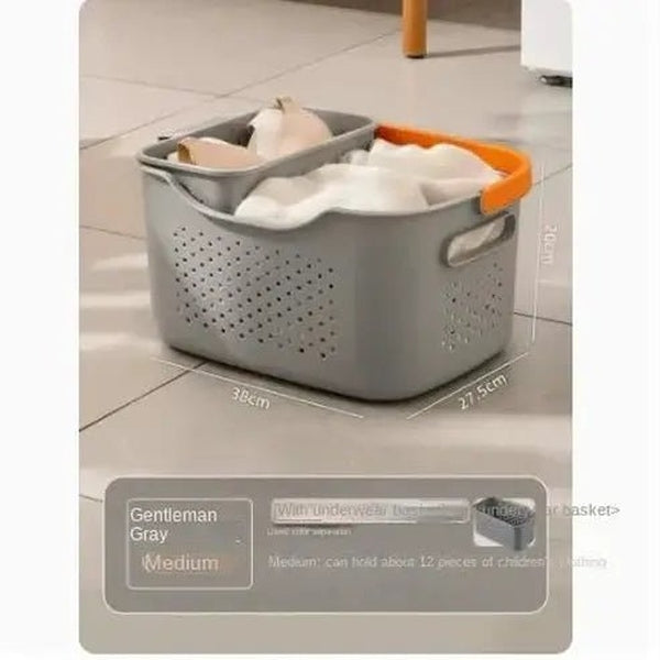 Partitioned Dirty Clothes Basket