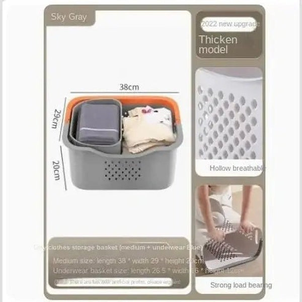 Partitioned Dirty Clothes Basket