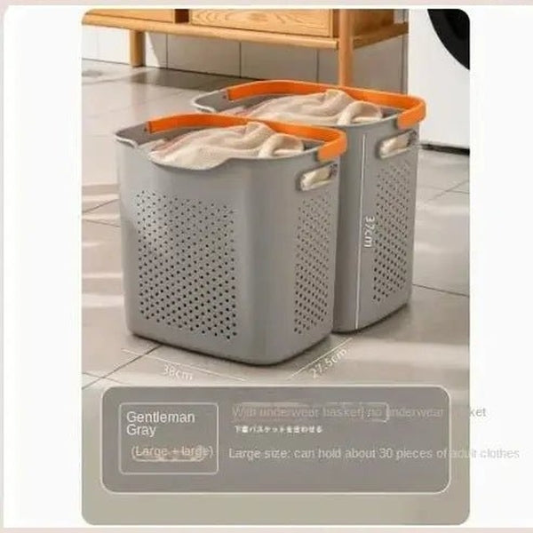 Partitioned Dirty Clothes Basket