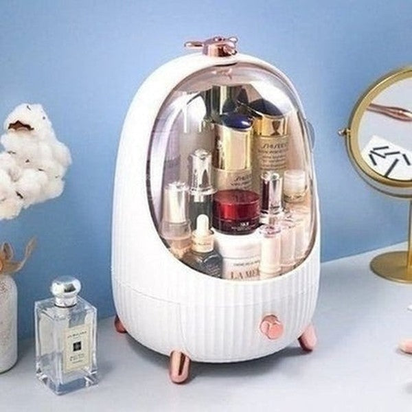 High Capacity Cute Penguin Shape Cosmetic Storage Box