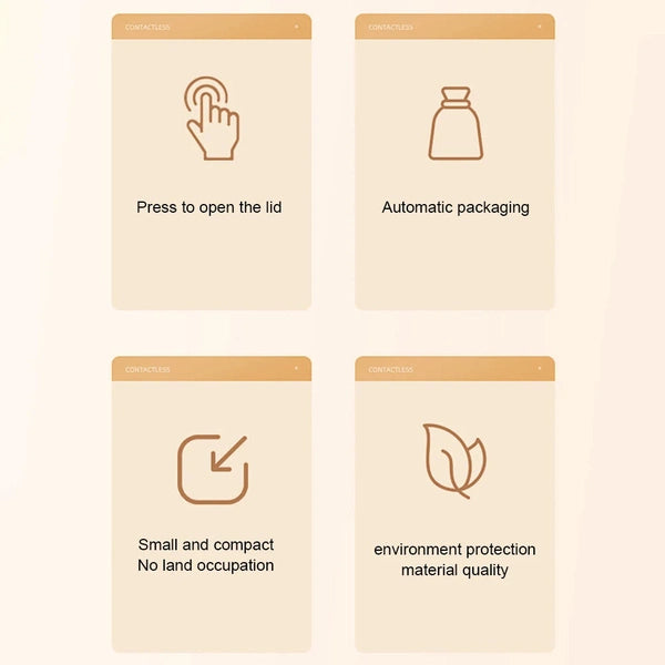 Plastic Narrow Trash Can – Wastebasket with Press-Type Lid for Bathroom